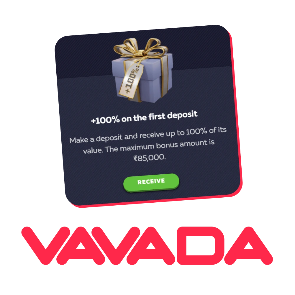 Sign up at Vavada and get the bonuses offered by the casino.