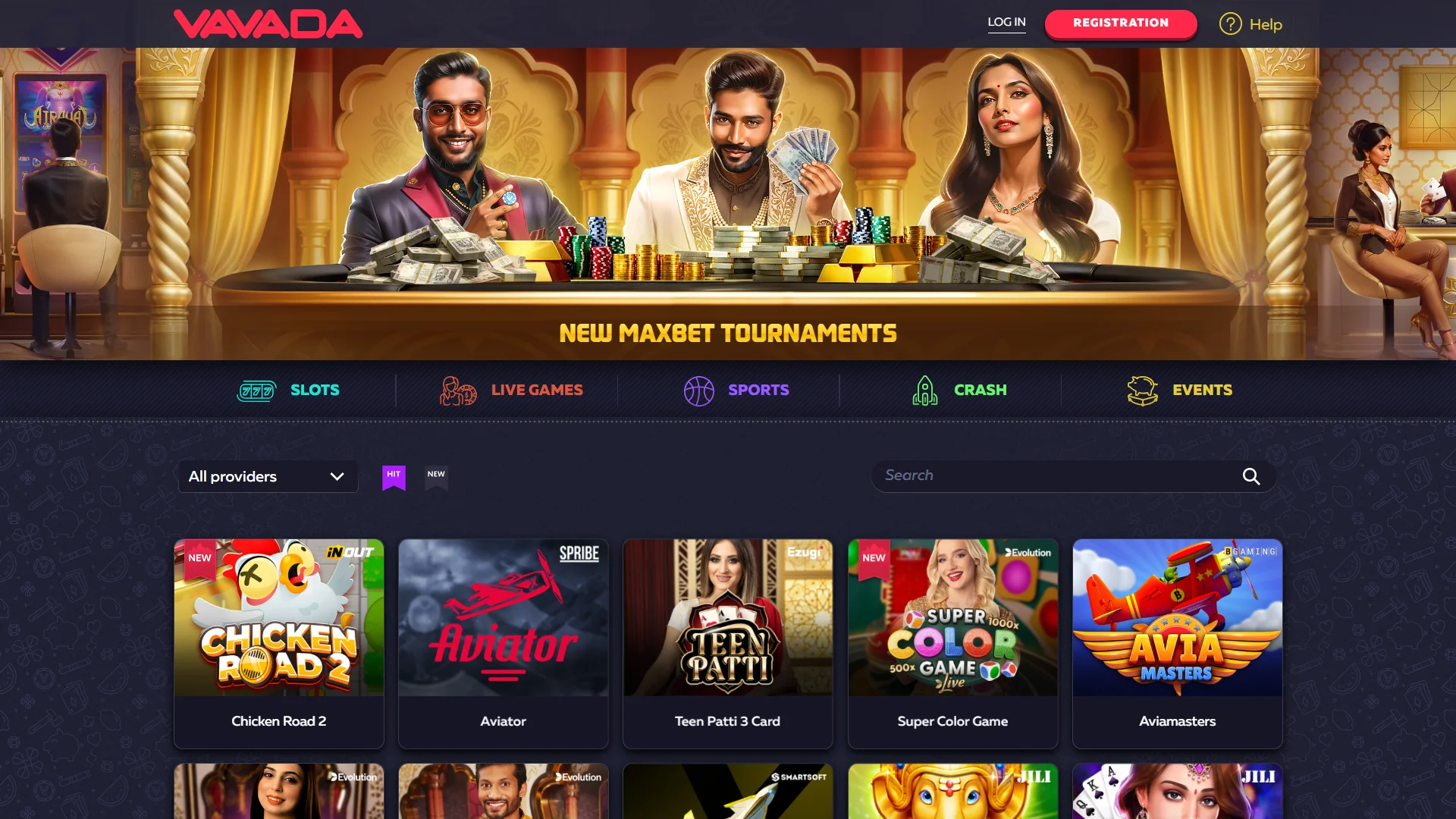Enjoy betting and playing on the Vavada platform.