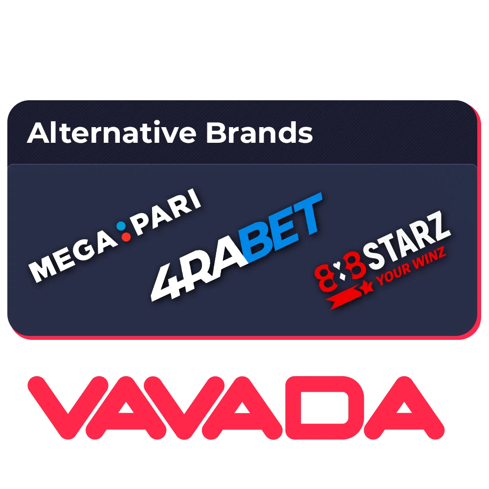 Place your bets at the best bookmakers in case the Vavada website is unavailable.
