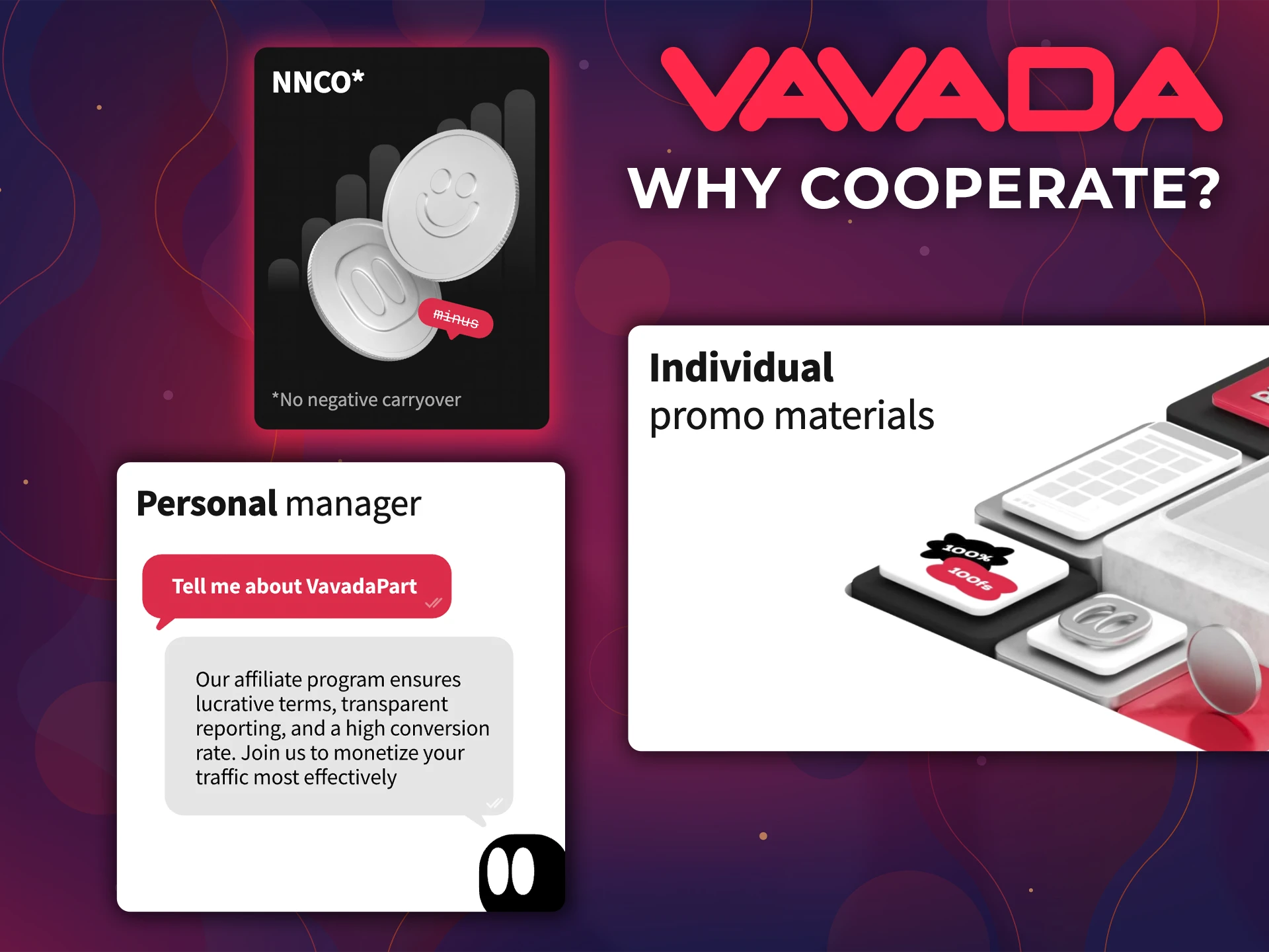 Discover the main advantages of partnering with Vavada Casino.