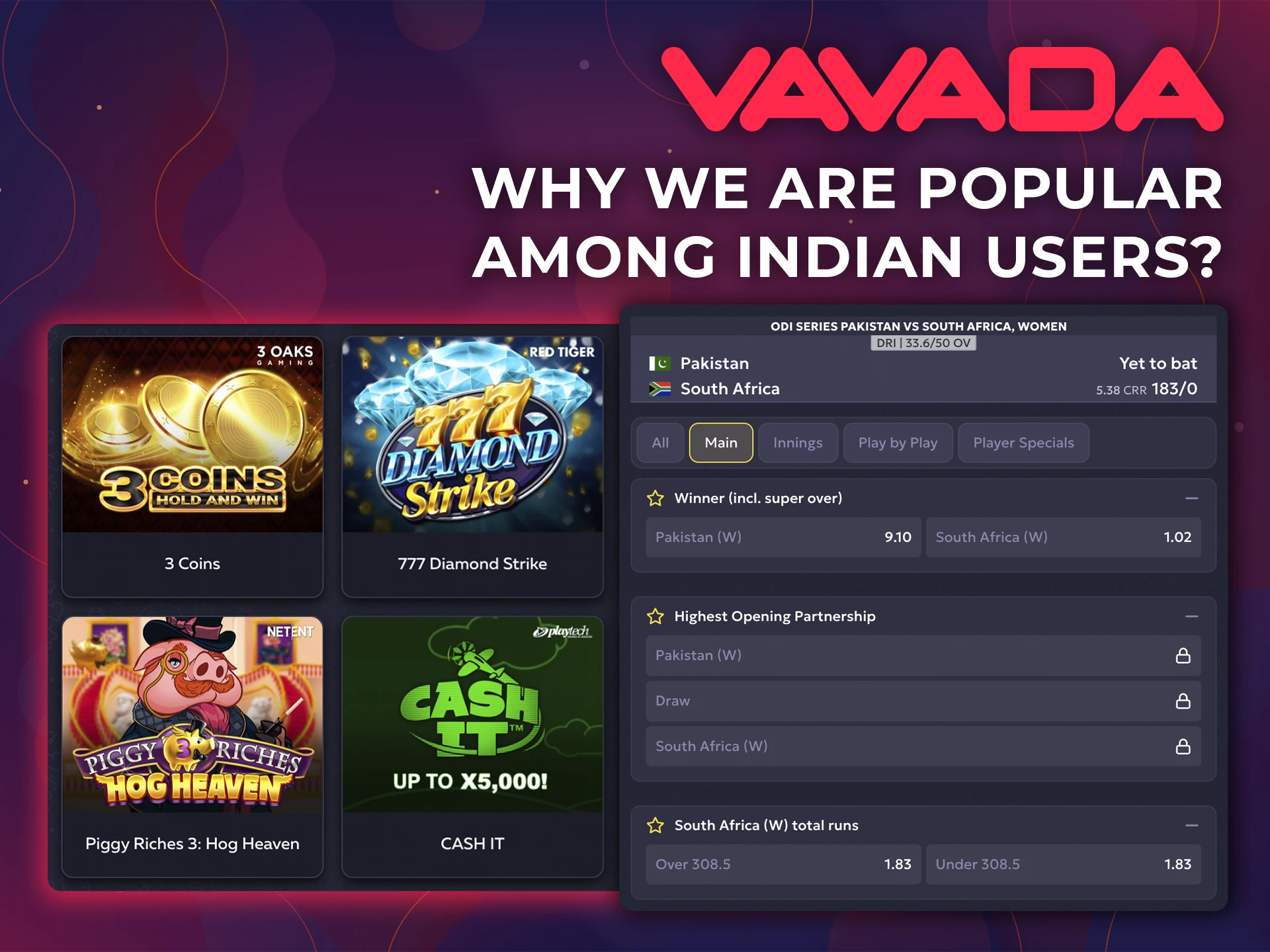 Vavada is an excellent choice for all users.