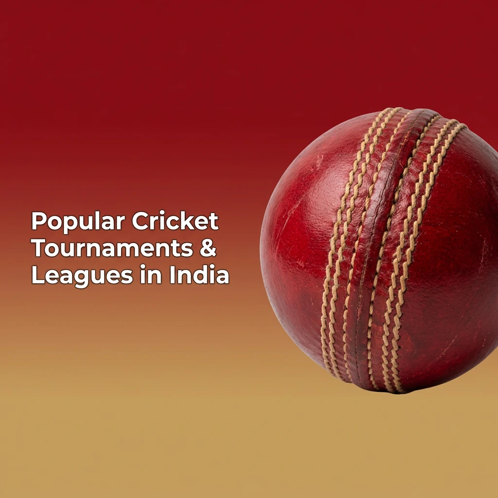 Popular cricket tournaments and leagues in India, featuring major events like the IPL, World Cup, and Asia Cup.