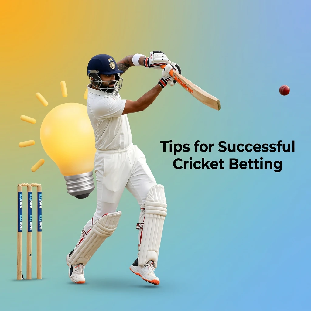 Key tips for successful cricket betting, highlighting data-driven strategies, match analysis, and bankroll management.